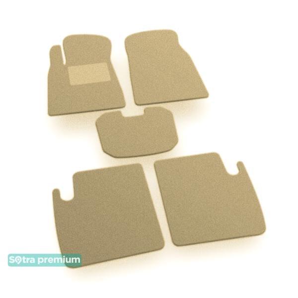 Килимки в салон Чері: 08781CHBEIGE Sotra Килимки салону Sotra двошарові бежеві для Chery Tiggo (2013-), комплект