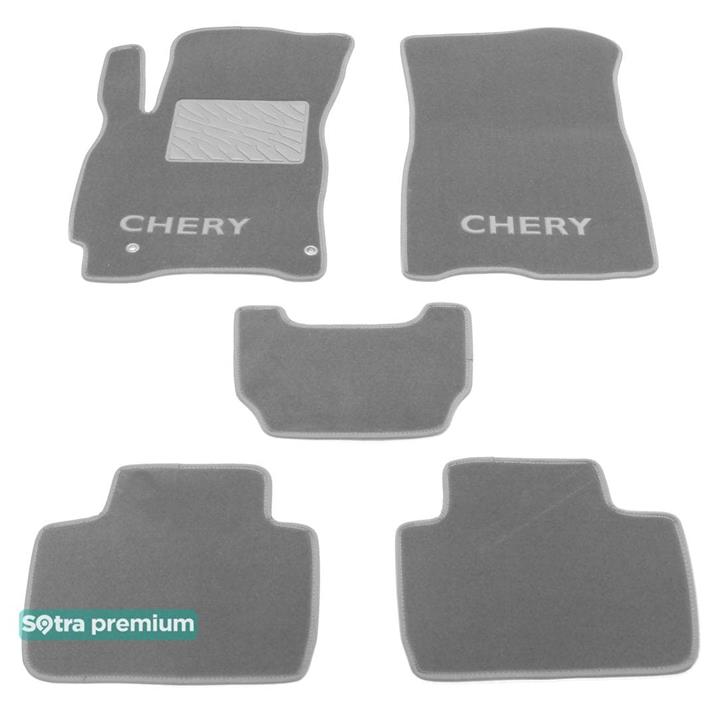 Sotra 08782-CH-GREY Коврики салона Sotra двухслойные серые для Chery Tiggo 2 (2016-), комплект 08782CHGREY: Отличная цена - Купить в Украине на EXIST.UA! 08782CHGREY Sotra Коврики салона Sotra двухслойные серые для Chery Tiggo 2 (2016-), комплект