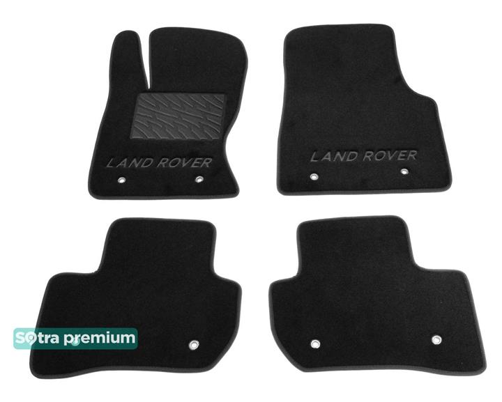 Sotra 08810-CH-BLACK Коврики салона Sotra двухслойные черные для Land Rover Range rover velar (2017-), комплект 08810CHBLACK: Отличная цена - Купить в Украине на EXIST.UA! 08810CHBLACK Sotra Коврики салона Sotra двухслойные черные для Land Rover Range rover velar (2017-), комплект