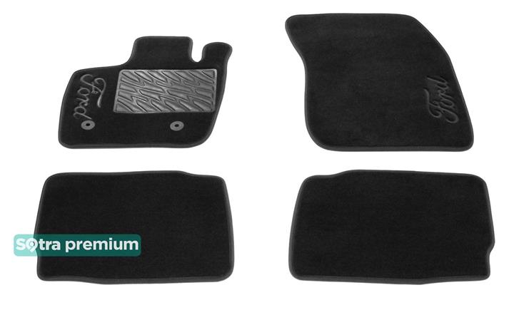 Sotra 90001-CH-BLACK Коврики салона Sotra двухслойные черные для Ford Fusion (2013-), комплект 90001CHBLACK: Отличная цена - Купить в Украине на EXIST.UA! 90001CHBLACK Sotra Коврики салона Sotra двухслойные черные для Ford Fusion (2013-), комплект