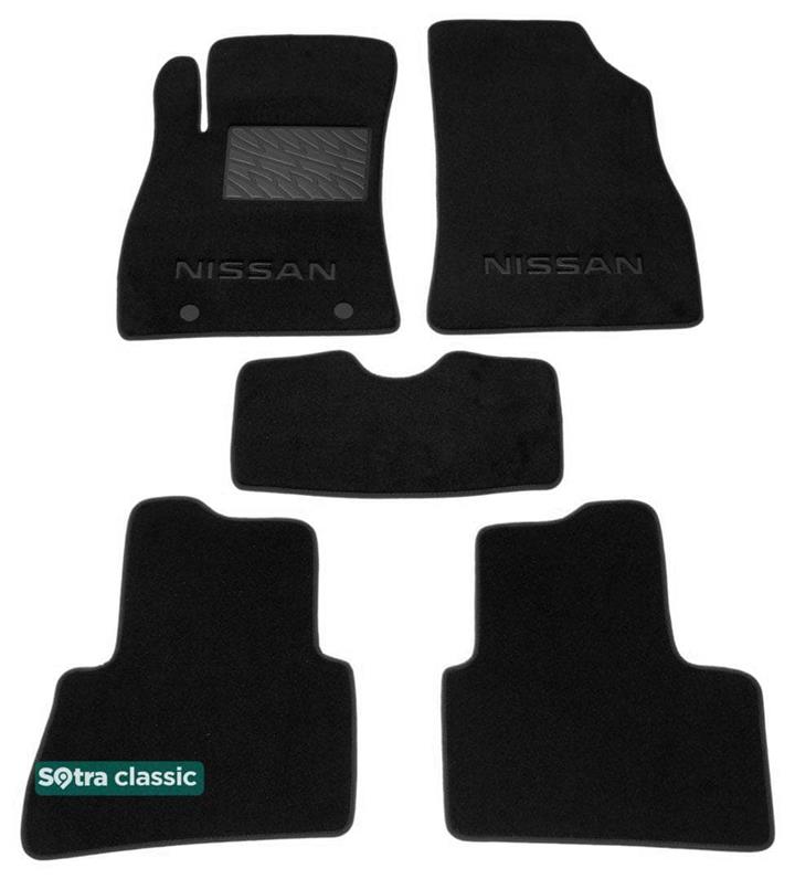 Sotra 07263-6-GD-BLACK Килимки салону Sotra двошарові чорні для Nissan Juke (2014-), комплект 072636GDBLACK: Купити в Україні - Добра ціна на EXIST.UA!