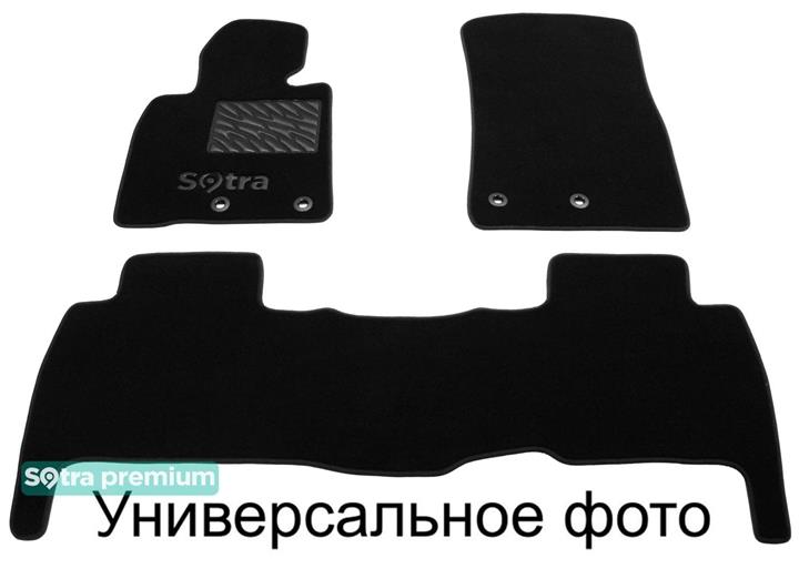 90013CHBLACK Sotra Килимки салону Sotra двошарові чорні для KIA Rio (2018-)