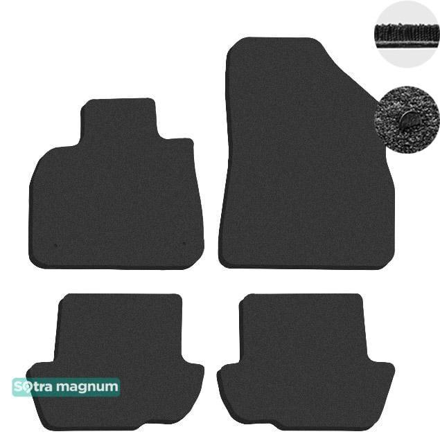 Sotra 90052-MG15-BLACK Килимки салону Sotra двошарові чорні для Citroen Ds5 (2011-) 90052MG15BLACK: Купити в Україні - Добра ціна на EXIST.UA!