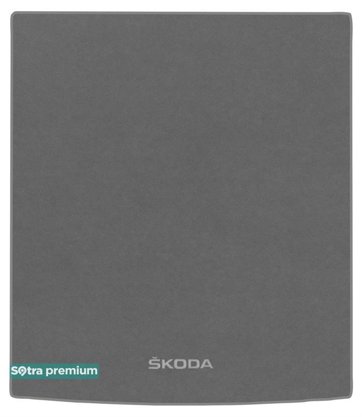 Коврики багажника и грузовых отсеков Skoda Superb (Шкода Суперб): 90042CHGREY Sotra Коврик багажника