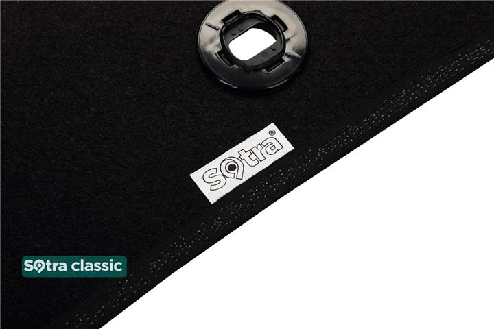 Килимки салону Sotra двошарові чорні для Volkswagen Golf&#x2F;Scirocco, комплект Sotra 07364-GD-BLACK