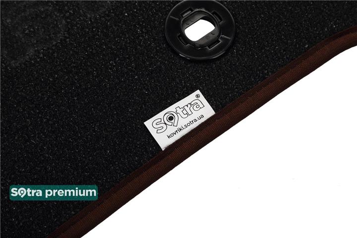 Sotra Килимки салону Sotra двошарові коричневі для Jaguar F-type (2013-), комплект – ціна 5219 UAH