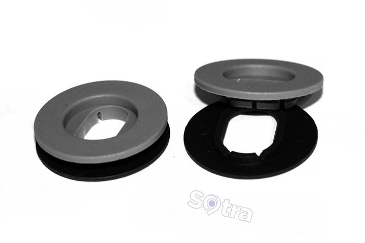 Sotra Коврики салона Sotra двухслойные серые для Volkswagen Polo (2002-2009), комплект – цена 5649 UAH