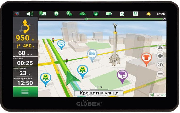 Globex GE711 + NAVITEL Автозапчастина GE711NAVITEL: Купити в Україні - Добра ціна на EXIST.UA!
