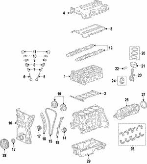 25183875 General Motors Клапан выпускной