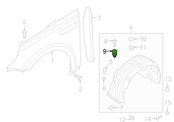 868992T500 Hyundai/Kia Клипса