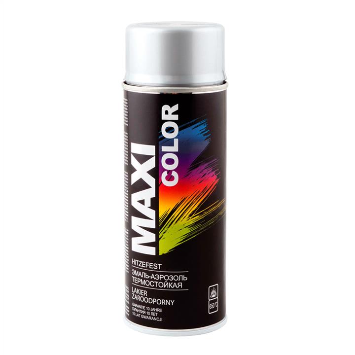 Maxi Color MX0007 Емаль аерозольна термостійка MAXI COLOR, срібло, 400 мл MX0007: Купити в Україні - Добра ціна на EXIST.UA!