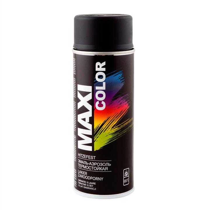 Maxi Color MX0008 Емаль аерозольна термостійка, чорна, 400 мл MX0008: Купити в Україні - Добра ціна на EXIST.UA!