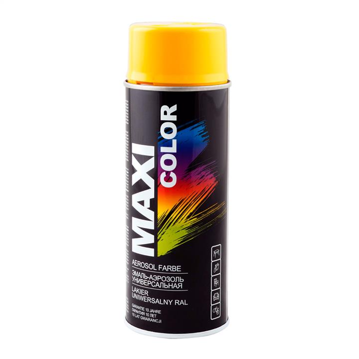 Maxi Color MX1021 Емаль аерозольна універсальна декоративна, жовта, 400 мл MX1021: Купити в Україні - Добра ціна на EXIST.UA!