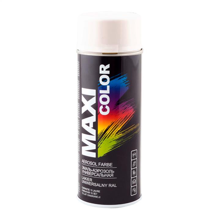 Maxi Color MX9010M Емаль аерозольна універсальна декоративна, біла матова, 400 мл MX9010M: Приваблива ціна - Купити в Україні на EXIST.UA!