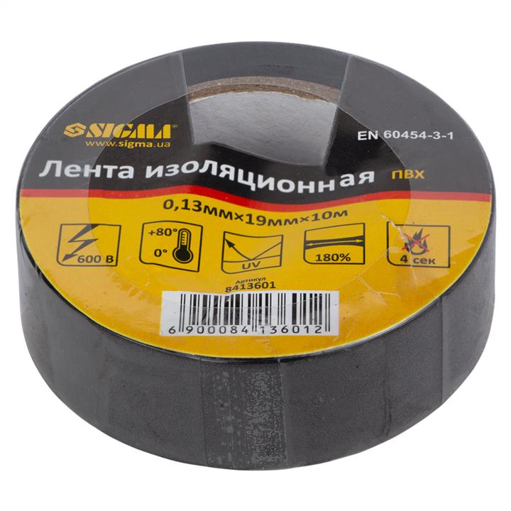 Sigma 8413601 Ізолента чорна, 10 м 8413601: Купити в Україні - Добра ціна на EXIST.UA!