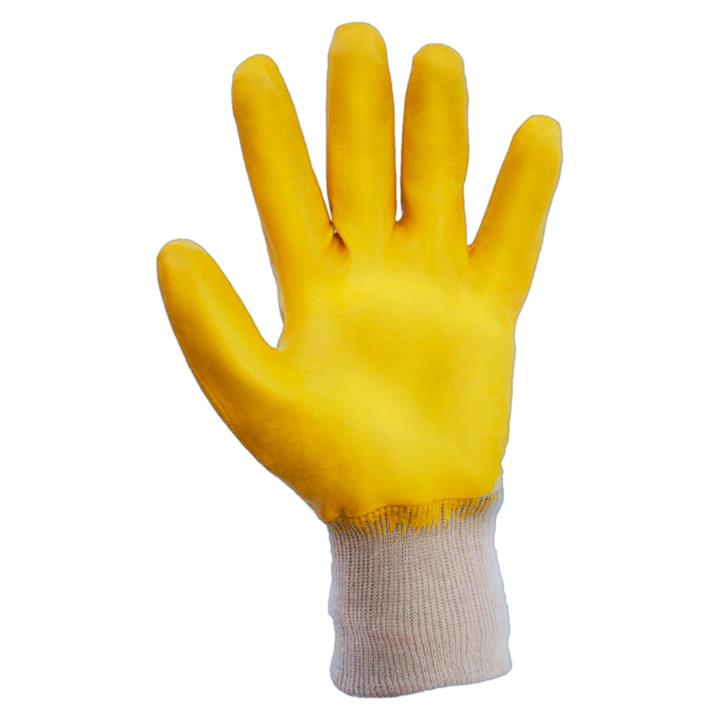 Рукавички трикотажні з нітриловим покриттям (жовті) Sigma 9443441