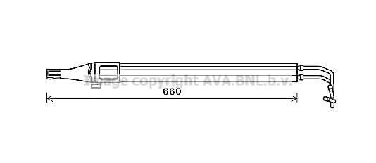 AVA MS3684 Охолоджувач рідини гідропідсилювача керма (ГПК) MS3684: Приваблива ціна - Купити в Україні на EXIST.UA!