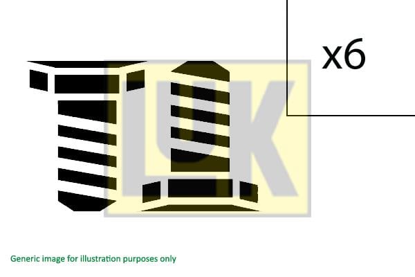 Luk 411 0236 10 Болти кріплення маховика, комплект 411023610: Приваблива ціна - Купити в Україні на EXIST.UA!