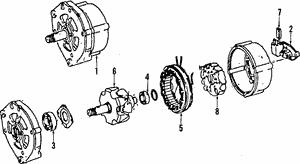 049903515C VAG 1 комплект угольных щеток