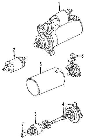 020998023F VAG Ремкомплект стартера