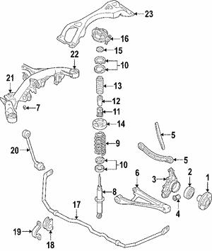 Рычаг подвески VAG 7L0 505 312 B