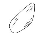 3C8857521D VAG Зеркальный элемент