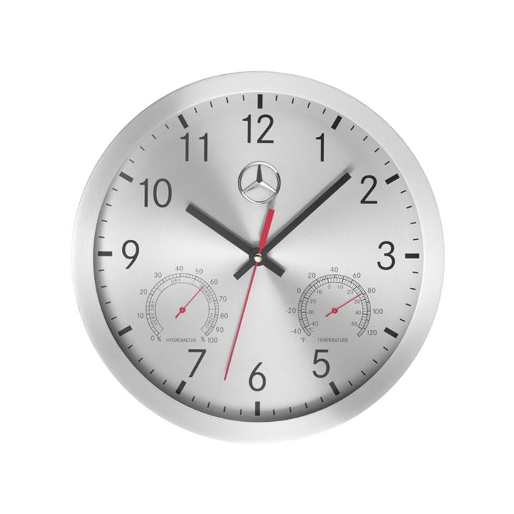 Mercedes B6 7 87 0476 Настенные часы Wall Clock Silver B67870476: Купить в Украине - Отличная цена на EXIST.UA!