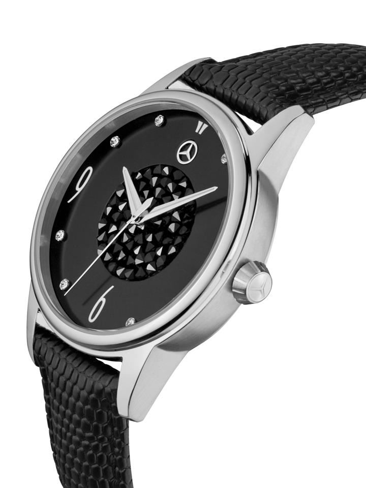 Жіночий наручний годинник Mercedes-Benz Watch, Women, Glamour Mark 2, Silver&#x2F;Black Mercedes B6 6 04 1922