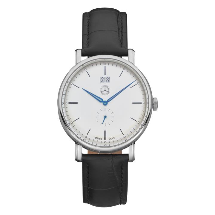 Mercedes B6 6 04 1619 Чоловічий наручний годинник Mercedes-Benz Men’s Watch, Classic Steel, silver-coloured/black/blue B66041619: Приваблива ціна - Купити в Україні на EXIST.UA!
