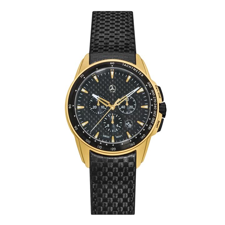 Mercedes B6 7 99 7328 Чоловічий наручний годинник Mercedes-Benz Men’s Motorsport Chronograph Watch, Gold Edition B67997328: Приваблива ціна - Купити в Україні на EXIST.UA!