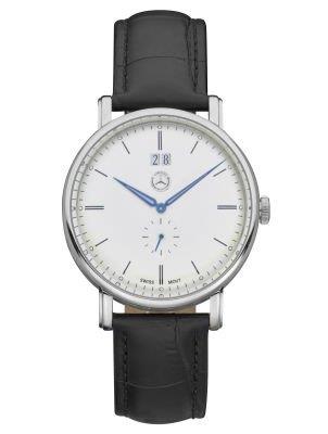 Чоловічий наручний годинник Mercedes-Benz Men’s Watch, Classic Steel, silver-coloured&#x2F;black&#x2F;blue Mercedes B6 6 04 1619