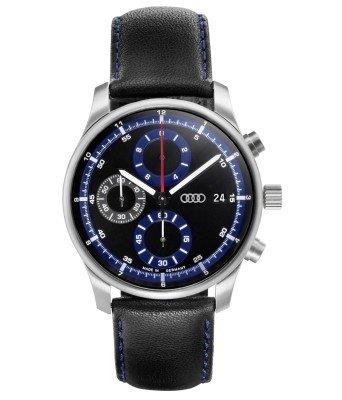 VAG 310 170 030 0 Наручний годинник-хронограф Audi Sport Chronograph, Black/Blue 3101700300: Купити в Україні - Добра ціна на EXIST.UA!