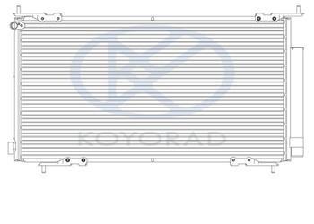 Koyorad CD080282 Радіатор кондиціонера (Конденсатор) CD080282: Купити в Україні - Добра ціна на EXIST.UA!