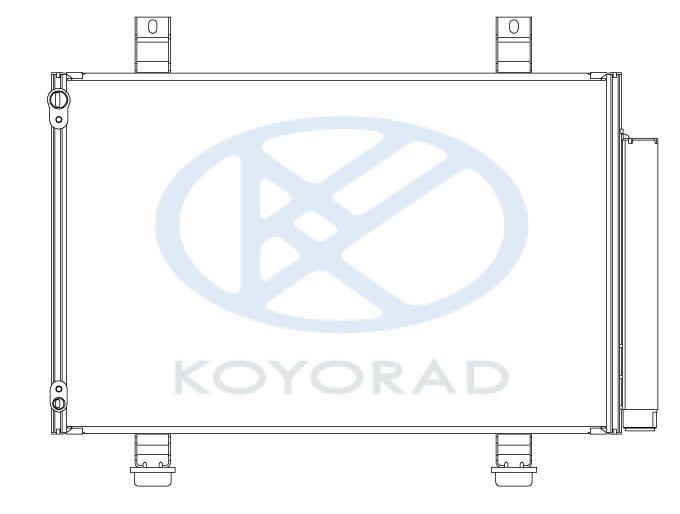 Koyorad CD100399 Радіатор кондиціонера (Конденсатор) CD100399: Купити в Україні - Добра ціна на EXIST.UA!