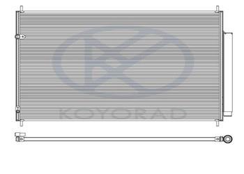Koyorad CD080496 Радіатор кондиціонера (Конденсатор) CD080496: Купити в Україні - Добра ціна на EXIST.UA!