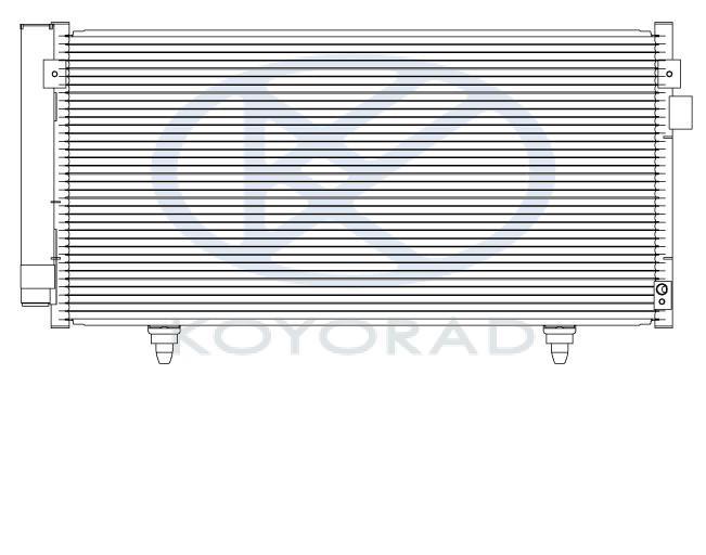 Koyorad CD090468 Радіатор кондиціонера (Конденсатор) CD090468: Купити в Україні - Добра ціна на EXIST.UA!