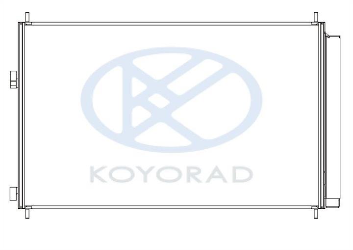 Koyorad CD010372 Радіатор кондиціонера (Конденсатор) CD010372: Купити в Україні - Добра ціна на EXIST.UA!