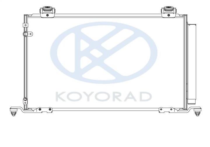Koyorad CD010380 Радіатор кондиціонера (Конденсатор) CD010380: Купити в Україні - Добра ціна на EXIST.UA!