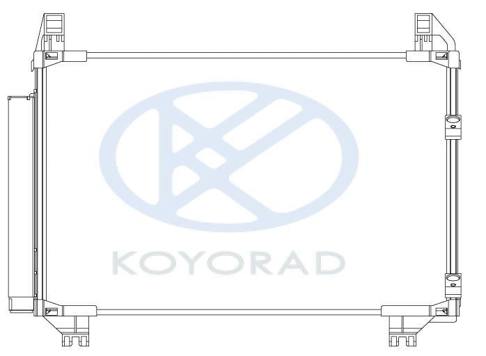 Koyorad CD010394 Радіатор кондиціонера (Конденсатор) CD010394: Приваблива ціна - Купити в Україні на EXIST.UA!