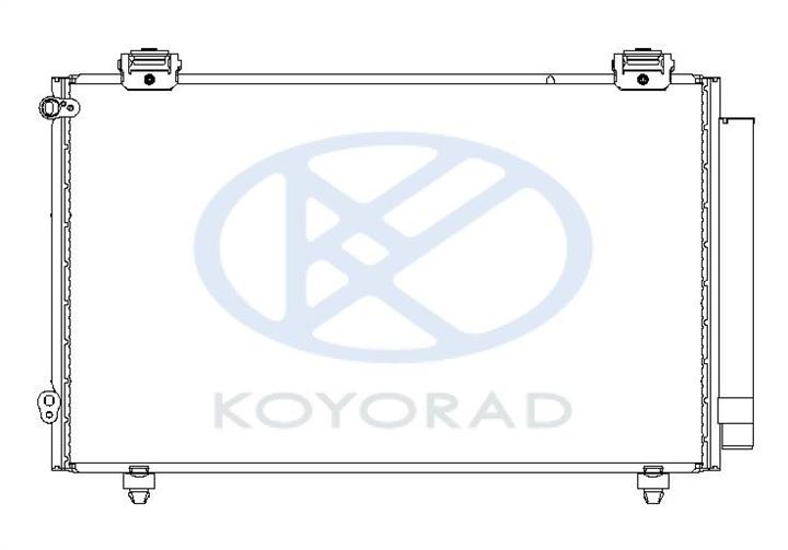 Koyorad CD010305 Радіатор кондиціонера (Конденсатор) CD010305: Купити в Україні - Добра ціна на EXIST.UA!