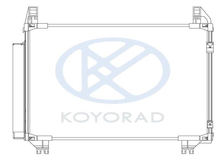 Koyorad CD010369 Радіатор кондиціонера (Конденсатор) CD010369: Купити в Україні - Добра ціна на EXIST.UA!