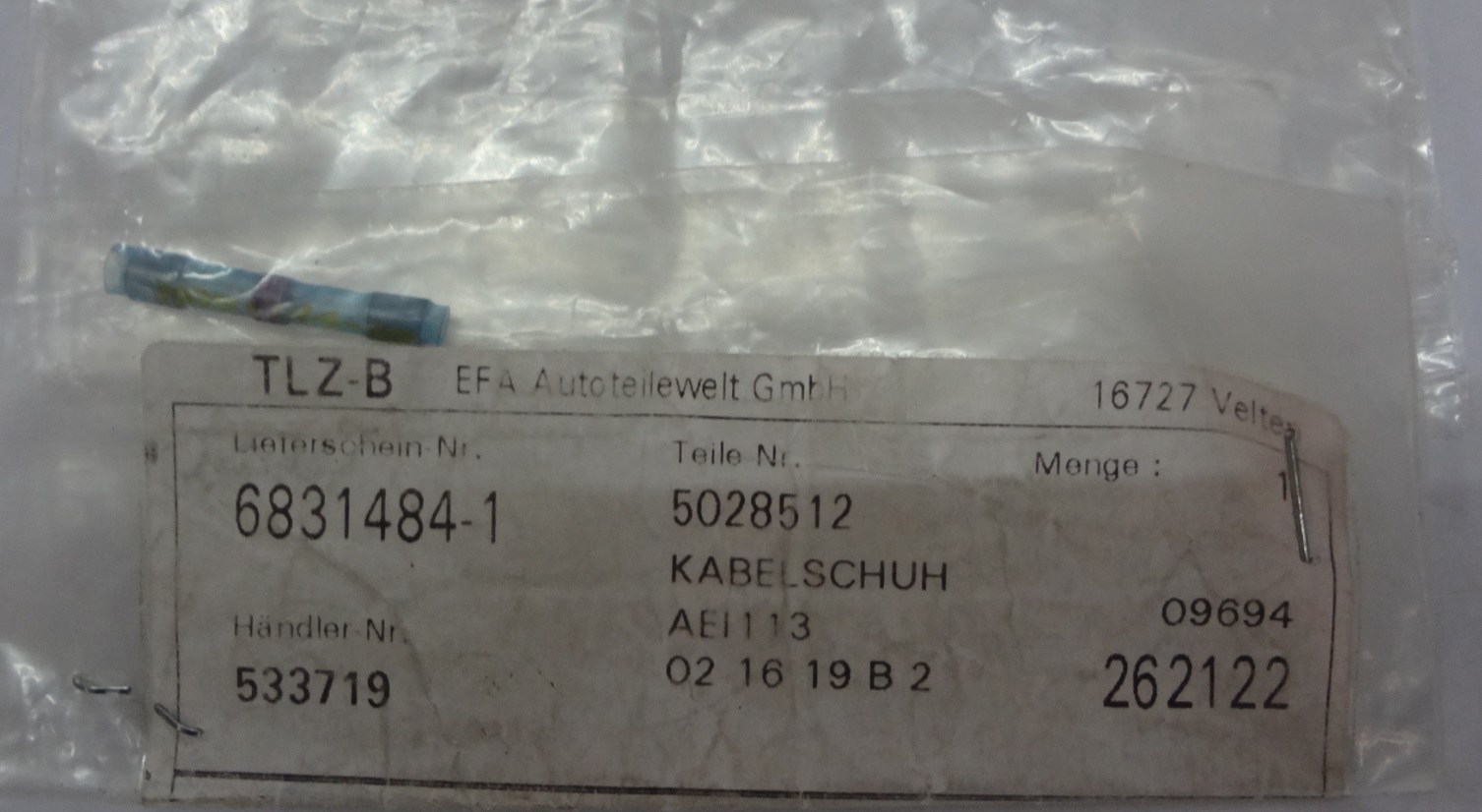 Ford 5 028 512 Кабельний наконечник 5028512: Купити в Україні - Добра ціна на EXIST.UA!