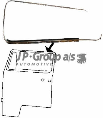 Jp Group 8186002486 Облицювання захисна накладка, скло двері 8186002486: Купити в Україні - Добра ціна на EXIST.UA!