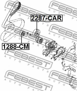 Купить Febest 2287CAR – отличная цена на EXIST.UA!
