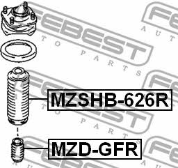 Купить Febest MZSHB626R – отличная цена на EXIST.UA!