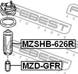 Купить Febest MZSHB-626R по низкой цене в Украине!