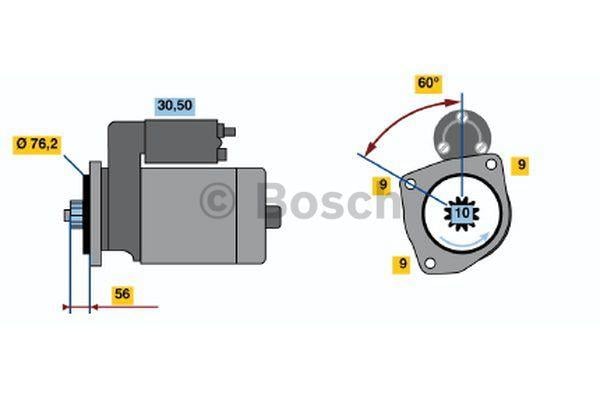 Стартер Bosch 0 001 125 031