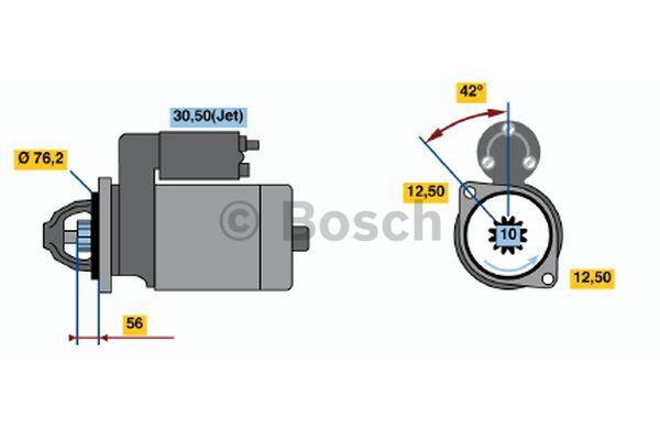 Купити Bosch 0 001 125 042 за низькою ціною в Україні!