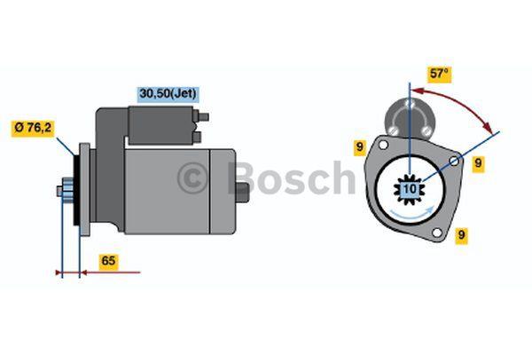 Стартер Bosch 0 001 125 046
