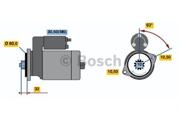 Купити Bosch 0 001 125 057 за низькою ціною в Україні!
